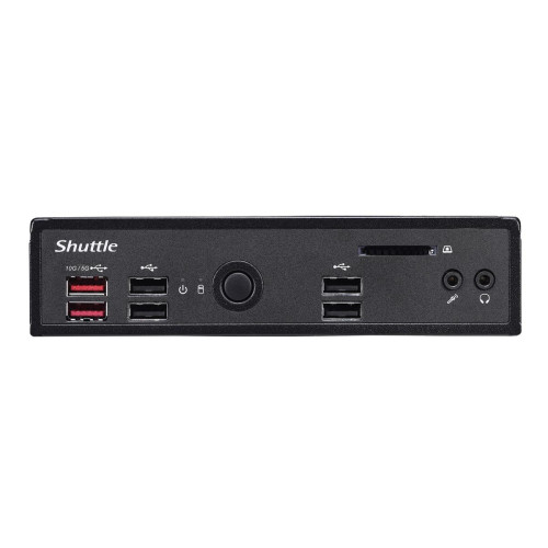 Shuttle DS20U3V2 komputer typu barebone Wielkość PC 1.3L Czarny i3-10110U Intel SoC 2,1 GHz-14082924