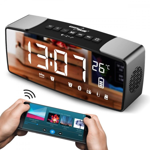 Radiobudzik Bluetooth 4.2 FM Aux-in GB200 -1408348