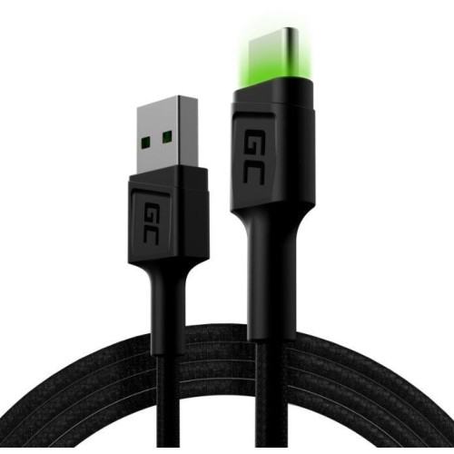 Kabel GC Ray USB - USB-C 120 cm, podświetlenie LED-1408777