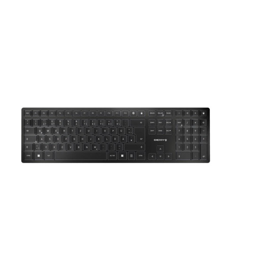 CHERRY KW 9100 SLIM klawiatura Uniwersalne RF Wireless + Bluetooth QWERTZ Niemiecki Czarny-14092443