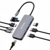Verbatim CMH-09 USB Type-C 10000 Mbit/s Srebrny-14115412