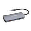 Verbatim CMH-09 USB Type-C 10000 Mbit/s Srebrny-14115413