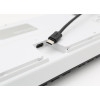 Ducky One 2 White LED klawiatura Uniwersalne USB Niemiecki Czarny, Biały-14117800