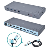 i-tec CADUAL4KDOCK stacja dokująca Przewodowa USB 3.2 Gen 1 (3.1 Gen 1) Type-C Czarny, Turkusowy-14127328