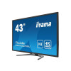 iiyama ProLite X4373UHSU-B1 monitor komputerowy 108 cm (42.5") 3840 x 2160 px 4K Ultra HD Czarny