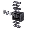 Obudowa Jonsplus MATX Uchwyt Case Z20 - czarny-14134058