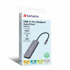 Verbatim CMH-08 USB Type-C 5000 Mbit/s Srebrny-14138050