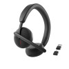 DELL WL3024 Zestaw słuchawkowy Przewodowy i Bezprzewodowy Opaska na głowę Połączenia/muzyka USB Type-C Bluetooth Cz