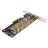 Karta rozszerzeń (Kontroler) M.2 NGFF/NVMe SSD PCIe 3.0 x4 SATA 110, 80, 60, 42, 30mm-1417171