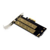 Karta rozszerzeń (Kontroler) M.2 NGFF/NVMe SSD PCIe 3.0 x4 SATA 110, 80, 60, 42, 30mm-1417176