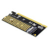 Karta rozszerzeń (Kontroler) M.2NVMe SSD PCIe 3.0 x16 SATA -1417190