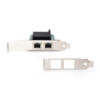 Karta sieciowa przewodowa PCI Express 2x RJ45 Gigabit 10/100/1000Mbps Low Profile-1417211
