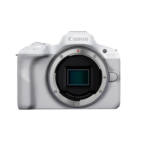 Canon EOS R50, White + RF-S 18-45mm F4.5-6.3 IS STM Kit Bezlusterkowiec 24,2 MP CMOS 6000 x 4000 px Biały