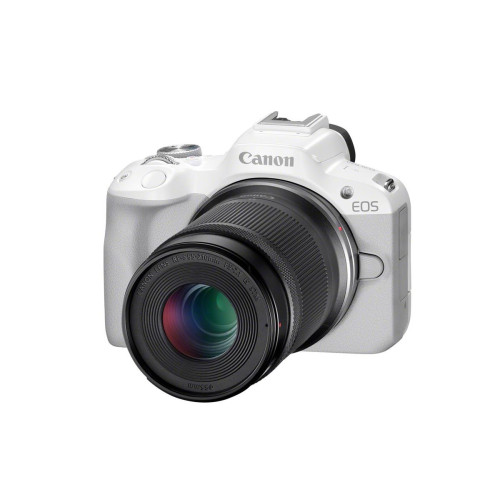 Canon EOS R50, White + RF-S 18-45mm F4.5-6.3 IS STM Kit Bezlusterkowiec 24,2 MP CMOS 6000 x 4000 px Biały-14112500