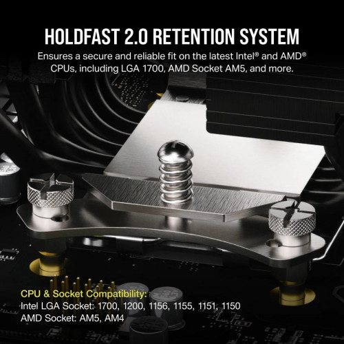 Corsair AF ELITE A115 Procesor Chłodnica powietrza 14 cm Czarny 1 szt.-14113494