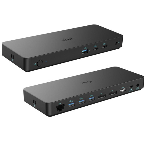 i-tec C31TRIPLEDOCKPDPRO2 stacja dokująca Przewodowa USB 3.2 Gen 1 (3.1 Gen 1) Type-C Czarny