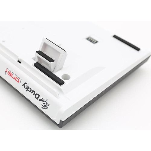 Ducky One 2 White LED klawiatura Uniwersalne USB Niemiecki Czarny, Biały-14117801