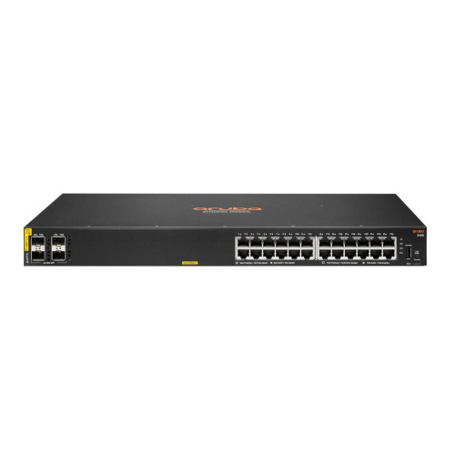 Aruba 6100 24G Class4 PoE 4SFP+ 370W Zarządzany L3 Gigabit Ethernet (10/100/1000) Obsługa PoE 1U Czarny-14122053