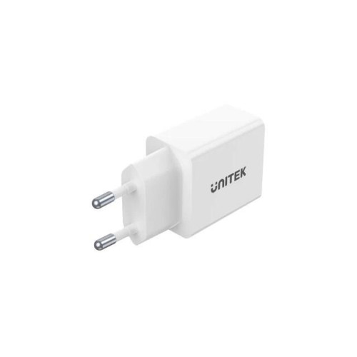 UNITEK ŁADOWARKA 2X USB-A, 12W, BIAŁA, P1113A-EU