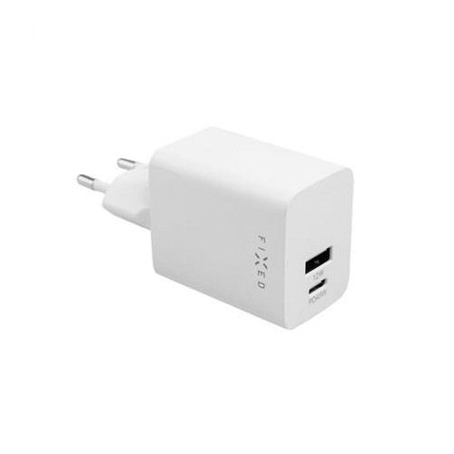 Naprawiono ładowarkę podróżną Mini USB-C/USB 45W | FIXC45M-CU-WH