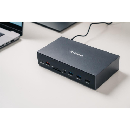Verbatim CDS-17 Przewodowa USB 3.2 Gen 1 (3.1 Gen 1) Type-C Czarny, Szary-14127541