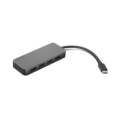 Lenovo 4X90X21427 huby i koncentratory USB 3.2 Gen 2 (3.1 Gen 2) Type-C 20000 Mbit/s Szary