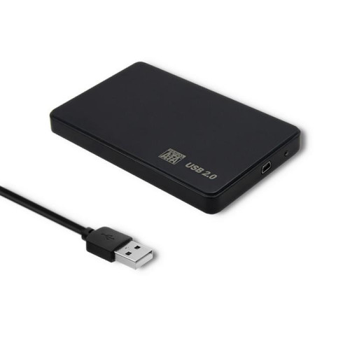 Obudowa na dysk HDD/SSD 2.5 cala SATA3 | USB 2.0 | Czarny-1412935