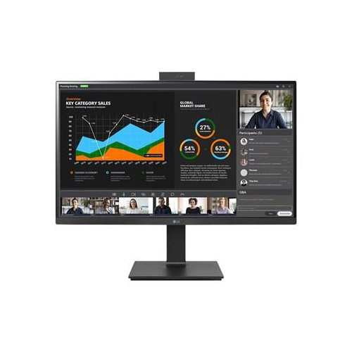 LG 27BQ75QC-B monitor komputerowy 68,6 cm (27") 2560 x 1440 px Quad HD LED Czarny