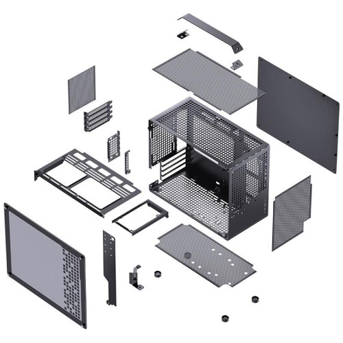 Obudowa Jonsplus MATX Uchwyt Case Z20 - czarny-14134041