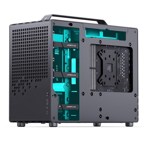 Obudowa Jonsplus MATX Uchwyt Case Z20 - czarny-14134067