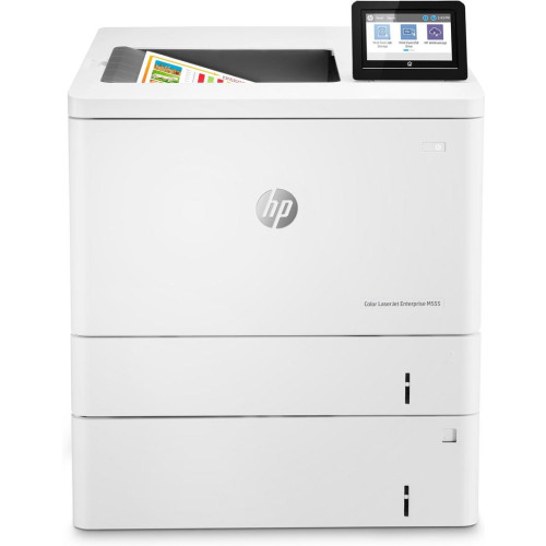 HP Color LaserJet Enterprise Drukarka M555x, Drukowanie, Drukowanie dwustronne-14137778