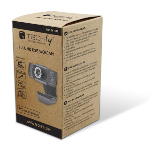 TECHLY KAMERA USB INTERNETOWA FULLHD 1080P Z MIKRO-14138133