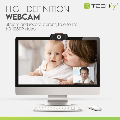 TECHLY KAMERA USB INTERNETOWA FULLHD 1080P Z MIKRO-14138136