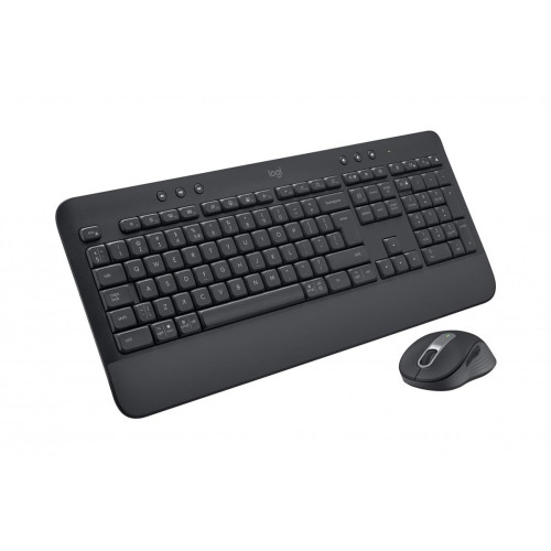 Logitech Signature MK650 Combo For Business klawiatura Dołączona myszka Biuro Bluetooth QWERTZ Niemiecki Grafitowy-141
