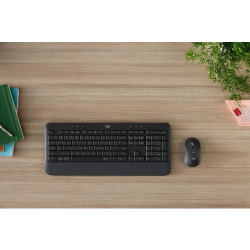 Logitech Signature MK650 Combo For Business klawiatura Dołączona myszka Biuro Bluetooth QWERTZ Niemiecki Grafitowy-141