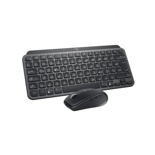 Logitech 920-011054 klawiatura Dołączona myszka Biuro RF Wireless + Bluetooth QWERTZ Niemiecki Grafitowy-14138622