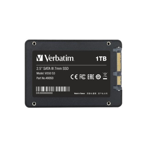 Dysk SSD wewnętrzny 1TB SATA III Czarny -1414889