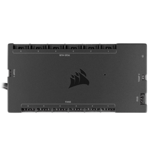 Kontroler Corsair iCUE Commander Core XT regulator RGB, prędkości wentylatora 6kan. Czarny-14160612