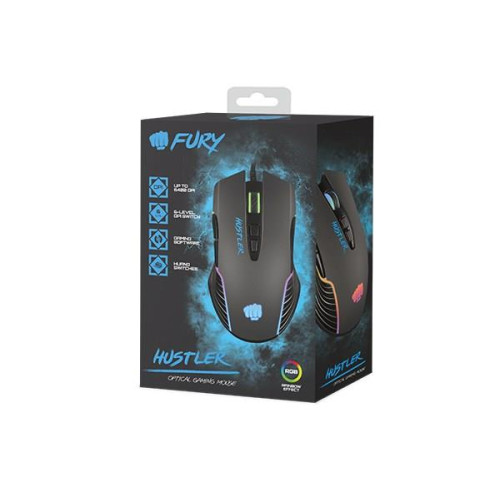 FURY MYSZ DLA GRACZY HUSTLER 6400DPI RGB NFU-1698-14163420