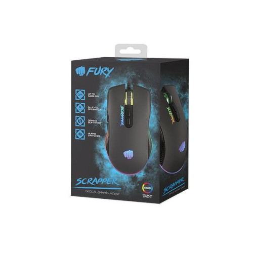 FURY MYSZ DLA GRACZY SCRAPPER 6400DPI RGB NFU-1699-14163473