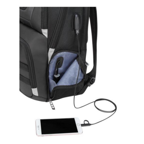 Plecak DrifterTrek 11.6-15.6 cala Laptop Backpack with USB Power PassThru - czarny-1416544