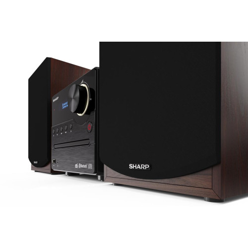 Sharp XL-B517D System micro domowego audio 45 W Brązowy-14172437