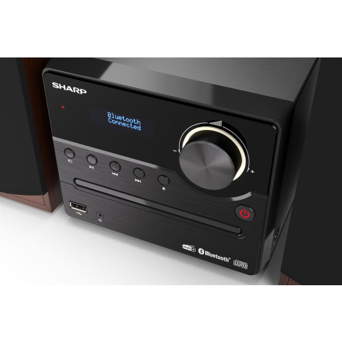 Sharp XL-B517D System micro domowego audio 45 W Brązowy-14172438