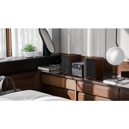Sharp XL-B517D System micro domowego audio 45 W Brązowy-14172442