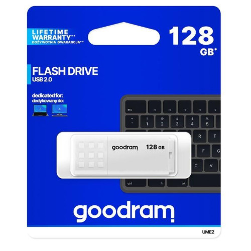 Pendrive UME2 128GB USB 2.0 Biały-1417281