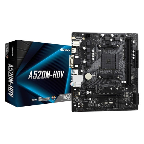 Płyta główna A520M-HDV AM4 2DDR4 HDMI/DVI/VGA M.2 mATX -1417425