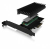 Karta PCIe z gniazdem M.2 M-Key dla jednego dysku SSD M.2 NVMe, podświetlenie ARGB IB-PCI224M2-RGB-1424910
