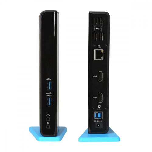 Stacja dokująca USB 3.0/USB-C Dual HDMI Docking Station-1423471