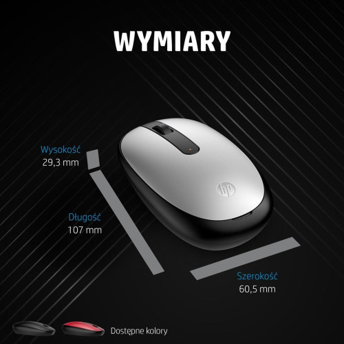 Mysz HP 240 Lunar White Bluetooth Mouse bezprzewodowa biała 793F9AA-14241885