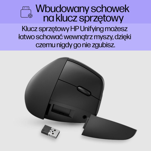Mysz HP 920 Ergonomic Vertical Mouse Black bezprzewodowa czarna-14241919